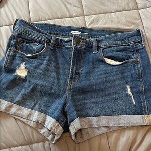 Old Navy Blue Denim Cutoff Shorts